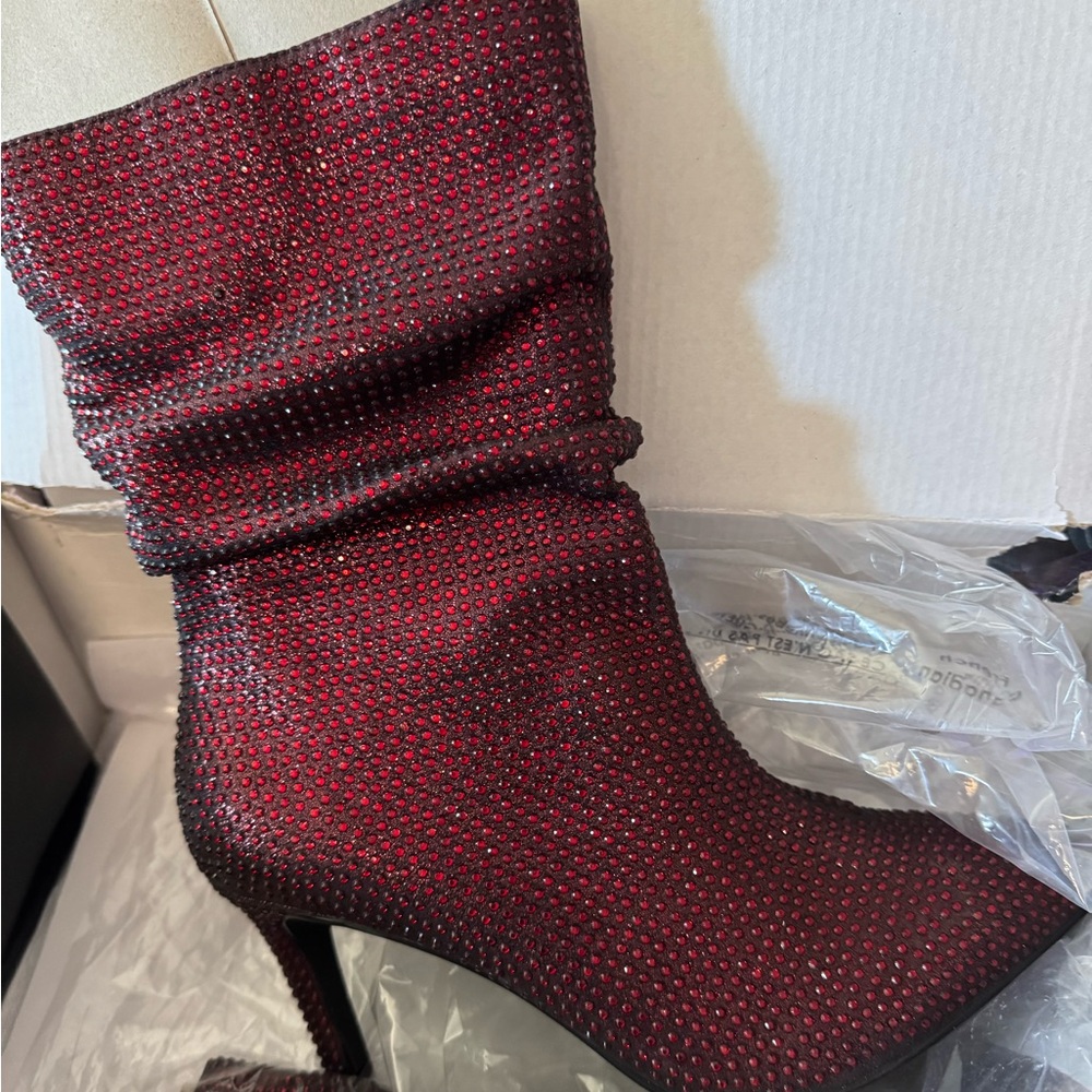 Torrid Elegant Red Rhinestone Women's Boots